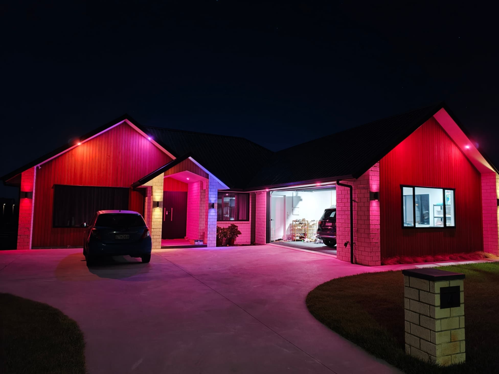 Driveway Ambient Lighting